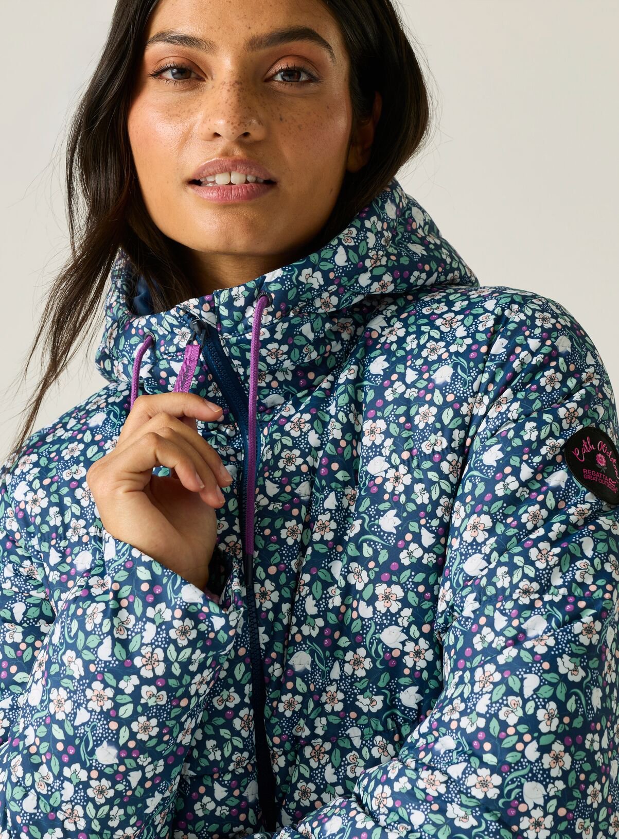 REGATTA Cath Kidston Long Baffle Jacket 16 - Image 5 thumbnail
